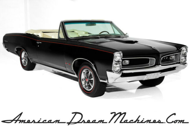 1966 Pontiac GTO Factory Tri-Power 4-Speed Car PHS