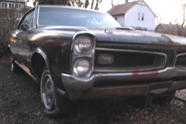 1966 pontiac gto for parts/repair rusted old/pick up only w trailer/flatbed 1966 Pontiac GTO Gto