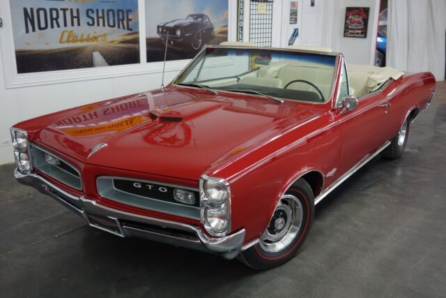 1966 Pontiac GTO -CONVERTIBLE-389 TRI POWER- REAL 242 VIN -5 SPEED - photo 3