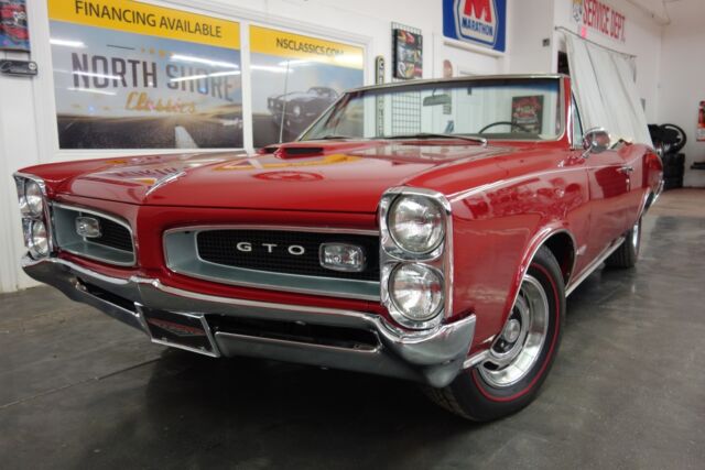 1966 Pontiac GTO -CONVERTIBLE-389 TRI POWER- REAL 242 VIN -5 SPEED - photo 4