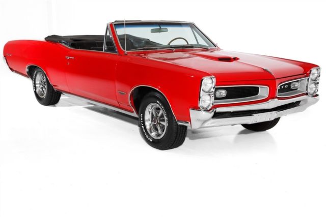 1966 Pontiac GTO Red/Black Auto PS PB PT PHS