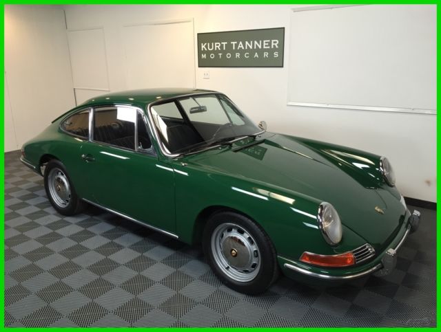 1966 PORSCHE 912 COUPE. IRISH GREEN WITH BLACK TRIM. 4-SPEED. EXCELLENT CA CAR 1966 Porsche 912