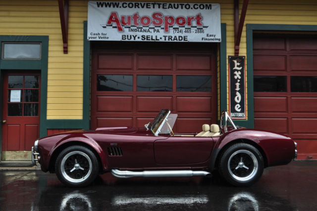 1966 Shelby Cobra AC Cobra 351ci 5sp Vintage Burgundy Tan - photo 11