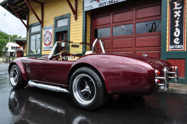 1966 Shelby Cobra AC Cobra 351ci 5sp Vintage Burgundy Tan - photo 8