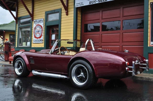 1966 Shelby Cobra AC Cobra 351ci 5sp Vintage Burgundy Tan - photo 9