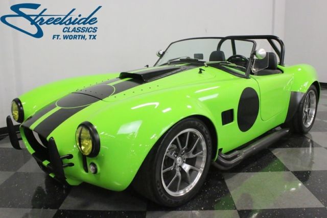 1966 Shelby Cobra Replica 4288 Miles Green Roadster 351 Cleveland V8 5 Speed Man 1966 Shelby Cobra Replica