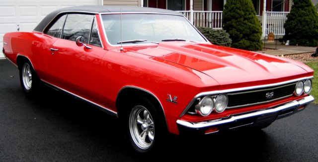1966 SS Clone,Frame-off,Red/Black,Fresh 498/700hp BB,Turbo400PS,FDisc,12BoltPosi 1966 Chevrolet Chevelle SS Clone