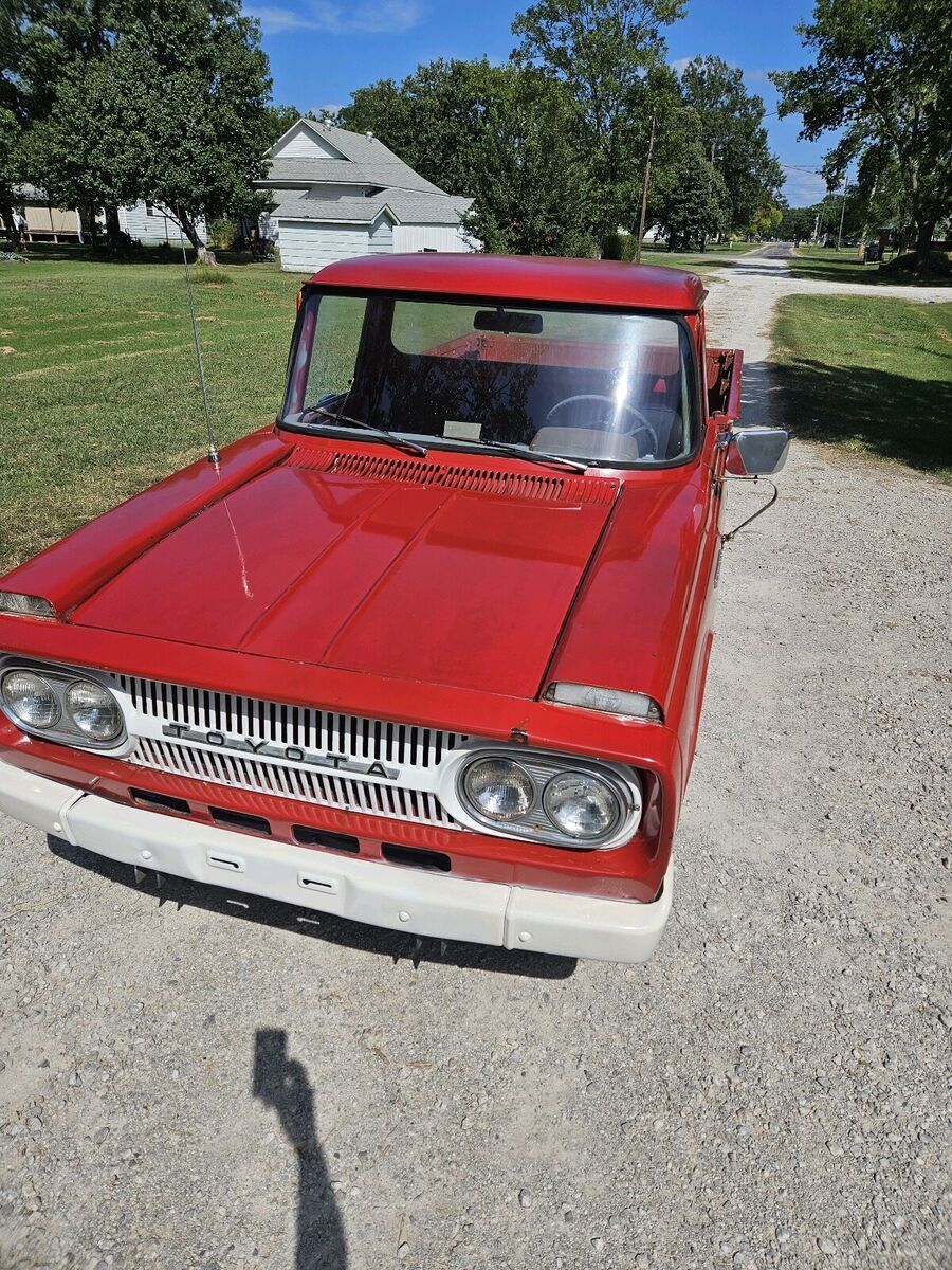 1966 Toyota Stout Pickup Red RWD Manual 1966 Toyota Stout