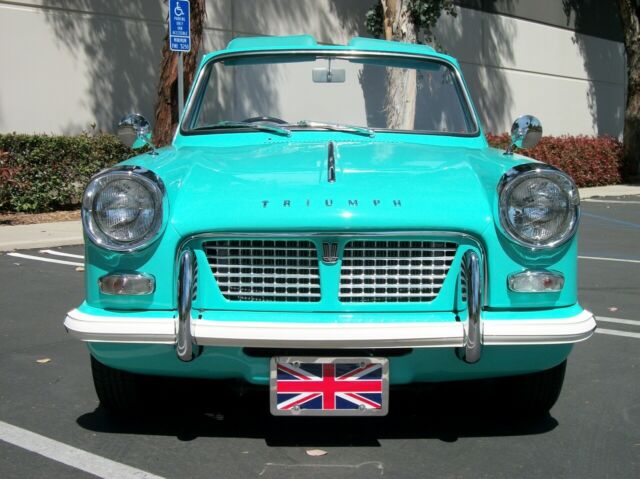 1966 Triumph Herald Rare British Import Convertible. Right Hand Drive. Restored. 1966 Triumph Herald Right hand drive