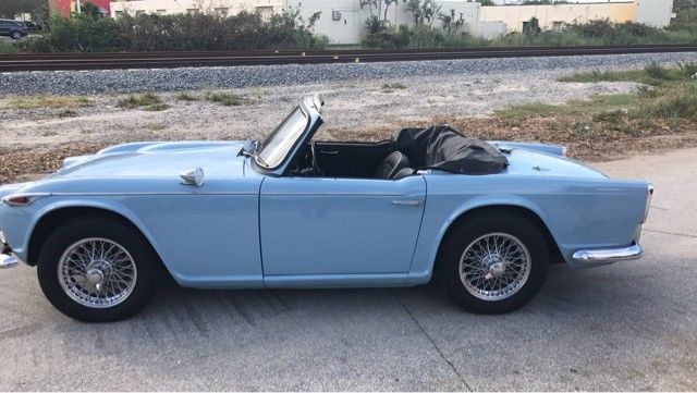 1966 Triumph TR4  80,308 Miles Blue   Select 1966 Triumph TR4 --