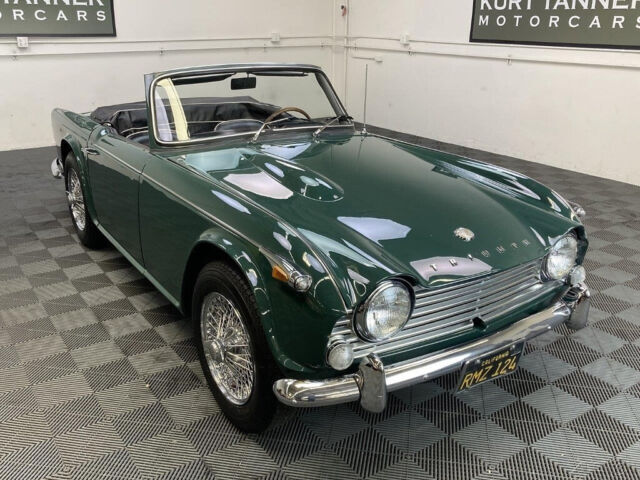 1966 TRIUMPH TR4A. 100% ORIGINAL PAINT. FANTASTIC SURVIVOR, BLACK PLATE CA CAR. 1966 Triumph TR4A 1966 TRIUMPH TR4A. 100% ORIGINAL PAINT. BMIHT.