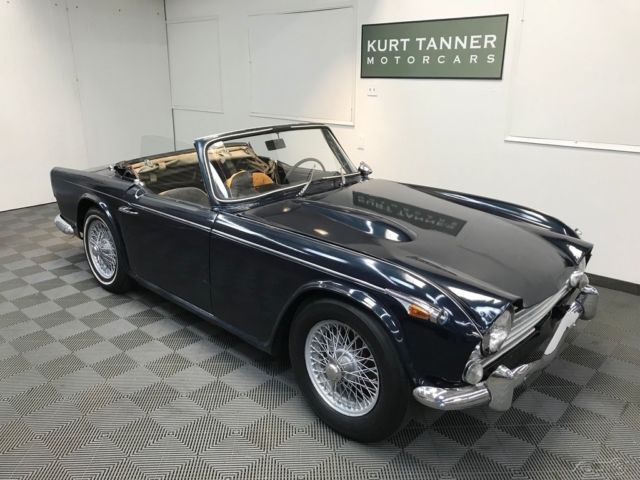 1966 TRIUMPH TR4A IRS. 4-SPEED w/OD GEARBOX. 35,655 MILES WITH RUNNING ENGINE. 1966 Triumph TR4A IRS IRS, OD GEARBOX, WIRES