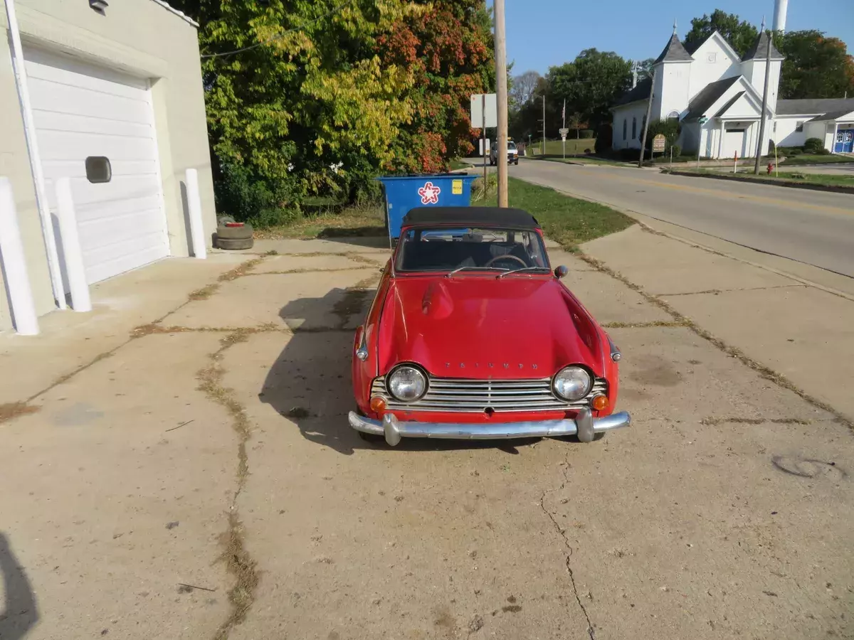 1966 TRIUMPH TR4A IRS ORIGINAL SIGNAL RED 1962 1963 1964 1967 1965 1968 1970 1966 Triumph TR4A