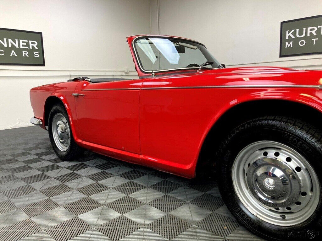 1966 Triumph TR4A 1966 TRIUMPH TR4A. SIGNAL RED WITH BLACK TRIM, TOP, TOP BOOT - photo 7