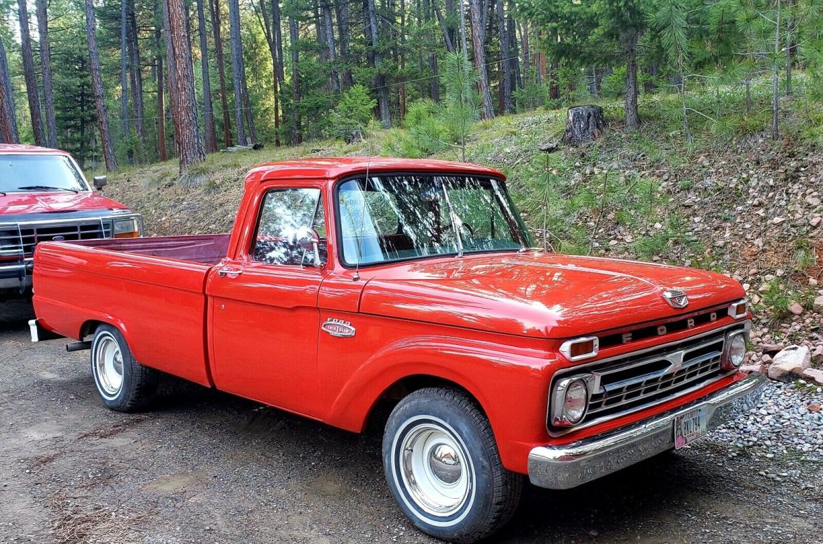 1966 Vintage Antique Ford F100 Pickup Truck RWD 1966 Ford F100