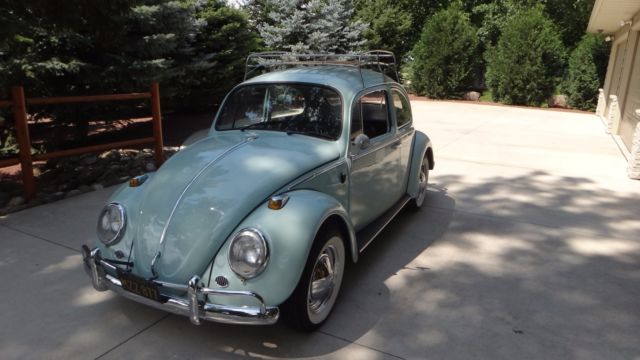 1966 Volkswagen bug Type 1 California car with original California black plates 1966 Volkswagen Beetle - Classic Type1