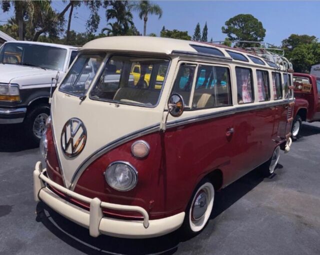 1966 Volkswagen Transporter Van Red RWD Manual 1966 Volkswagen Transporter