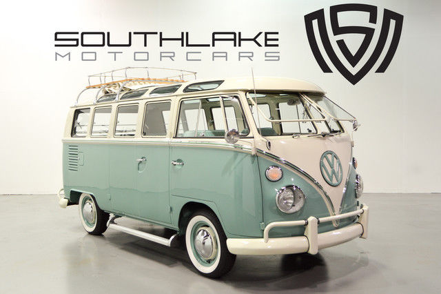 1966 Volkswagen Vanagon 21 Window Deluxe Microbus Fully Restored Very Rare Color 1966 Volkswagen Bus/Vanagon 21 Window Deluxe Microbus