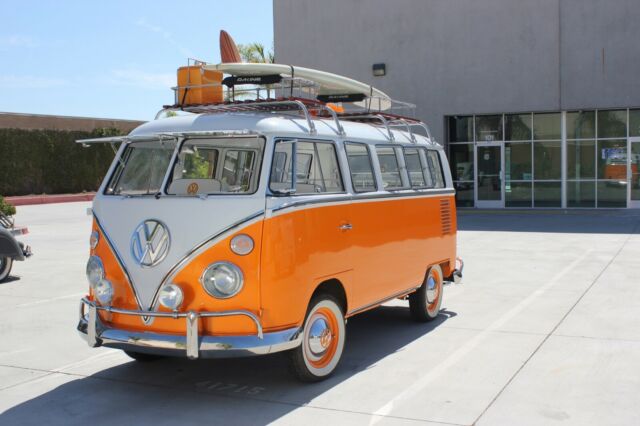 1966 VW Bus Deluxe Walkthrough Orange Crush 1966 Volkswagen Bus/Vanagon Deluxe