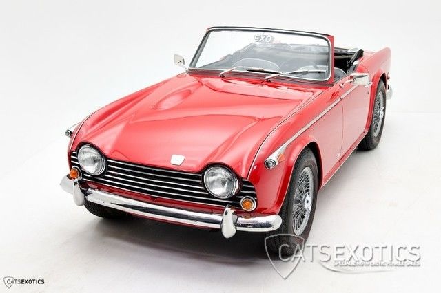 1967 1969 TR5 Red Restored FI Fuel Injected Wire Wheels Left Hand Drive 1968 Triumph TR5 Roadster