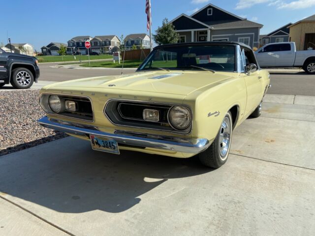 1967 2 door Convertible 273 V8 1967 Plymouth Barracuda