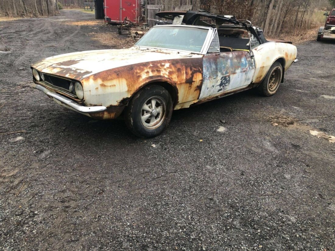 1967 67 camaro convertible project car 1967 Chevrolet Camaro