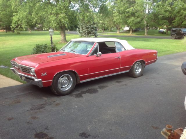 1967 67 Chevelle SS 396 Convertible Automatic Numbers Matching real SS 138 car 1967 Chevrolet Chevelle
