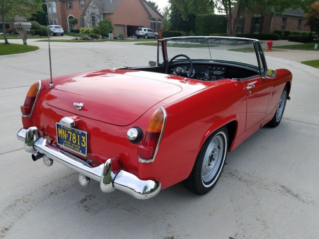 1967 Austin Healey Sprite Convertible with hard top - photo 8