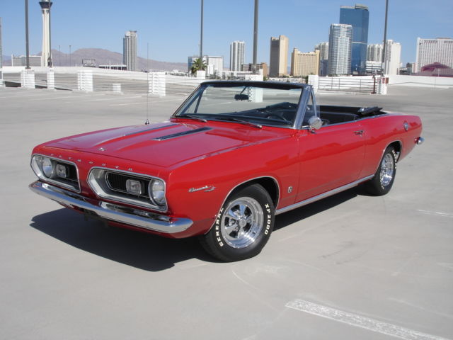 1967 Barracuda Formula S Convertible 4 Speed Dry Desert No Rust 1967 Plymouth Barracuda