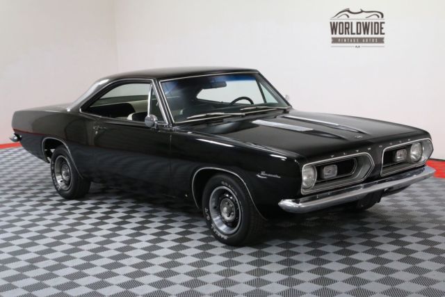 1967 Plymouth Barracuda BLACK 4 SPEED V8 SHOW CAR - photo 6