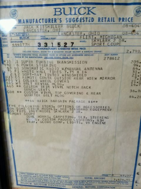 1967 Buick Skylark - photo 3