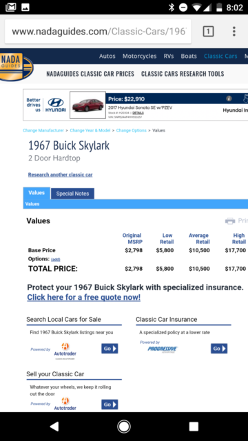 1967 Buick Skylark Base Coupe 2-Door - photo 6