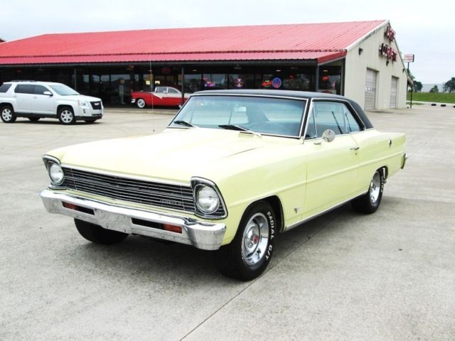 1967 Butternut Yellow Chevy Nova!! 327/325HP!! Auto!! Rust Free Alabama Car 1967 Chevrolet Nova