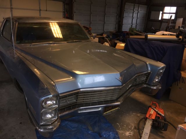 1967 Cadillac 2 Door Hard Top -needs Engine Rebuild 1967 Cadillac DeVille
