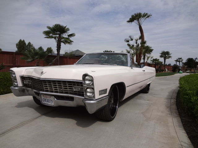 1967 Cadillac Coupe Deville Convertible Custom Rims 22 Clean California Car 1967 Cadillac DeVille