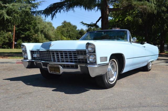 1967 Cadillac Deville Convertible Deville Convertible Venetian Blue - photo 3