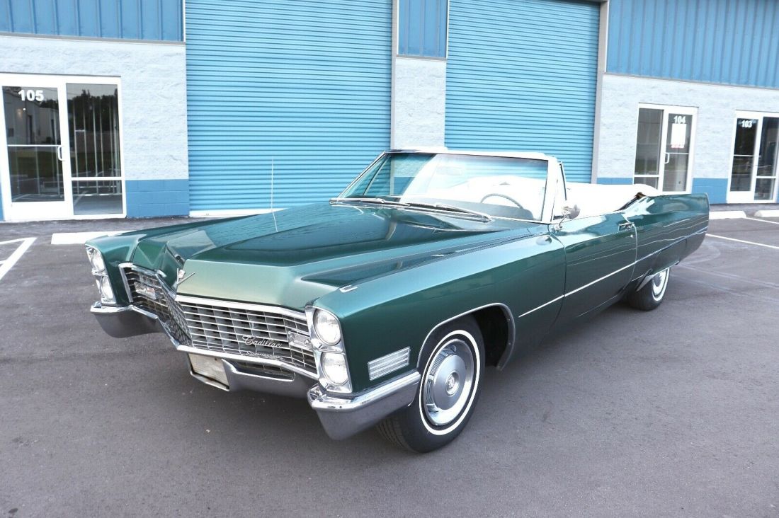 1967 Cadillac DeVille Convertible 429 2 Door PS PB PW