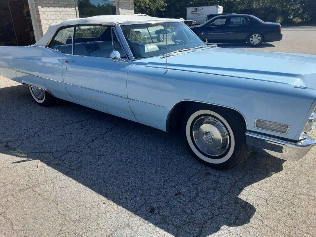 1967 Cadillac DeVille Convertible Convertible Blue RWD Automatic 1967 Cadillac DeVille Convertible