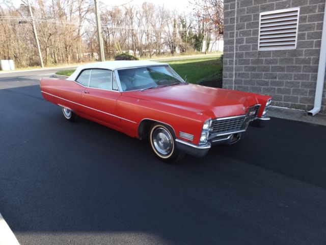 1967 Cadillac Deville Convertible running driving project NO RESERVE 1967 Cadillac DeVille
