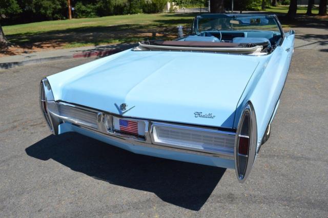 1967 Cadillac Deville Convertible Venetian Blue Gorgeous AC Car Runs Great - photo 11