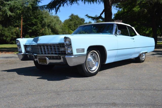 1967 Cadillac Deville Convertible Venetian Blue Gorgeous AC Car Runs Great - photo 5