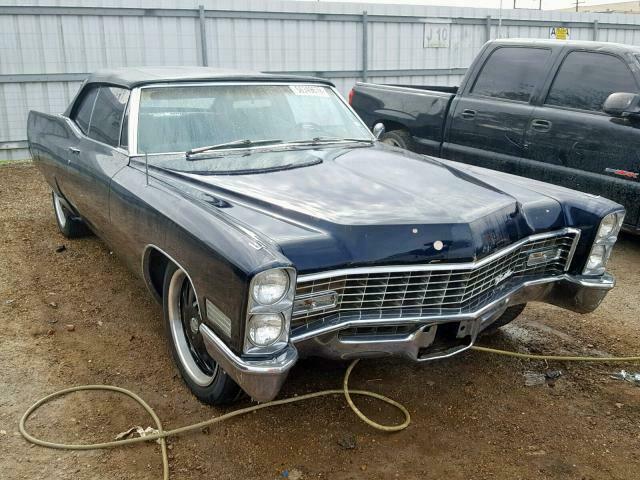 1967 Cadillac DeVille Power Windows, Power Seats, Power Top 48253 Miles Black Co 1967 Cadillac DeVille Power Windows, Power Seats, Power Top