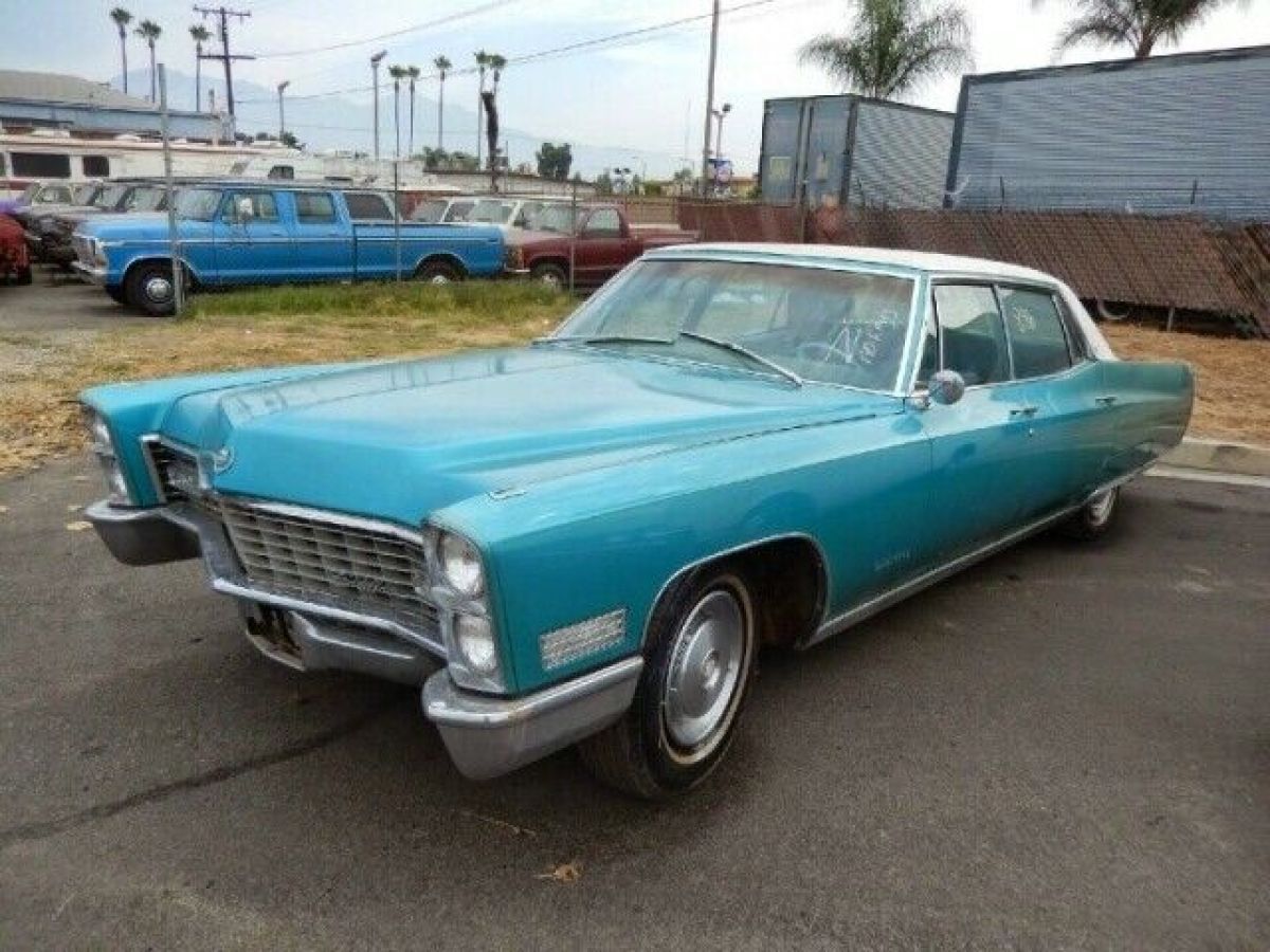 1967 CADILLAC FLEETWOOD ALL ORIGINAL RUST FREE OLD CAR PLEASE READ THE LISTING 1967 Cadillac Fleetwood