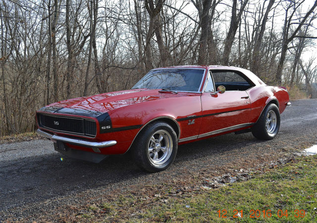 1967 CAMARO FACTORY RS SS 396 4SPD BENCH SOLID METAL BEAUTIFUL BOLERO RED NICE 1967 Chevrolet Camaro 2 DOOR COUPE