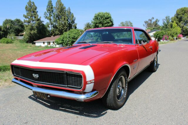 1967 Camaro REAL RS/SS 396 4 Spd Frame off Resto Bolero Red Cali Car 1968 1967 Chevrolet Camaro REAL RS/SS 396 4N Code