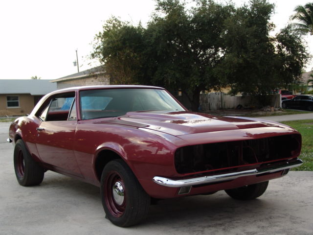 1967 CAMARO RS 396 BIG BLOCK 4 SPEED 12 BOLT SHOW QUALITY BUILD NEEDS FINISHING 1967 Chevrolet Camaro RS