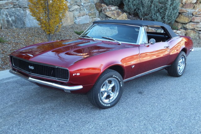 1967 Camaro RS Convertible AC 4 speed Fresh frame off restoration 1967 Chevrolet Camaro RS