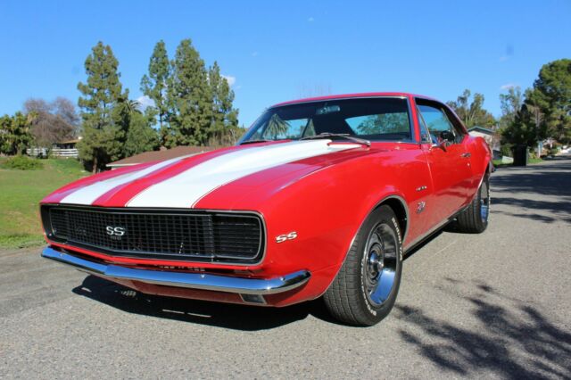 1967 Camaro RS/SS 396 4 Spd Frame off Resto Bolero Red Cali Car Deluxe 1968 1967 Chevrolet Camaro RS/SS 396