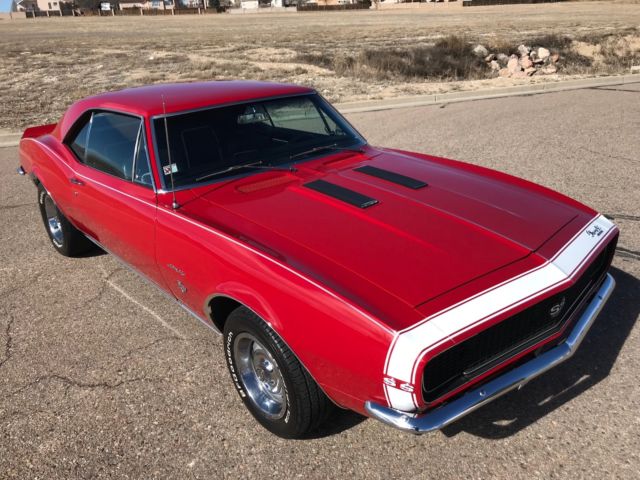 1967 Camaro RS/SS Bolero Red, Deluxe Interior, 61k Original Miles! Stunning! 1967 Chevrolet Camaro RS/SS350