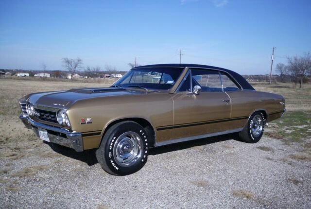 1967 Chevelle "Real" SS396 - Factory Air Restored in Excellent cond. Gold/Black 1967 Chevrolet Chevelle Super Sport SS396